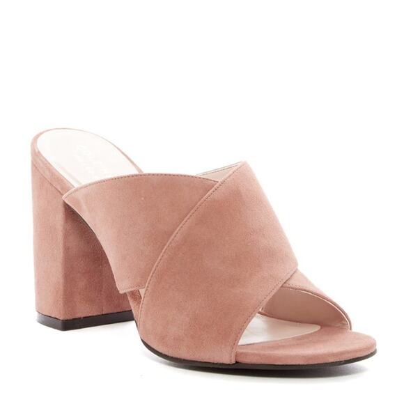 COLE HAAN Suede Block Heel Sandal - Picture 8 of 8